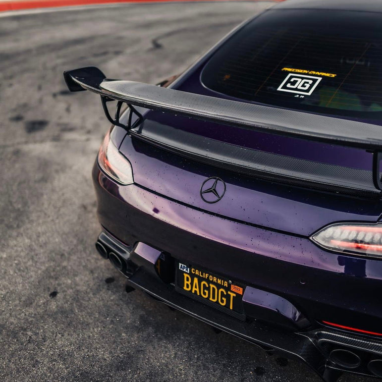 CMST Tuning Carbon Fiber Rear Spoiler Wing Ver.2 for Mercedes Benz C190 AMG GT GTS GTC 2015-2021 - Robot Bodykits