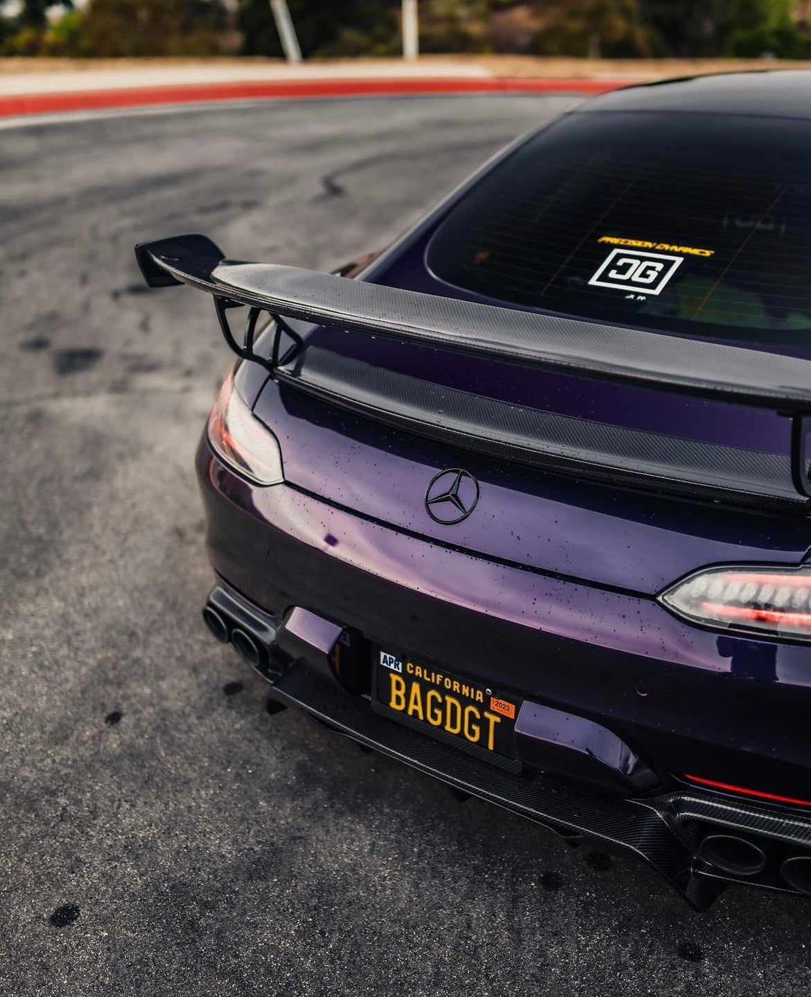 CMST Tuning Carbon Fiber Rear Spoiler Wing Ver.2 for Mercedes Benz C190 AMG GT GTS GTC 2015-2021 - Robot Bodykits