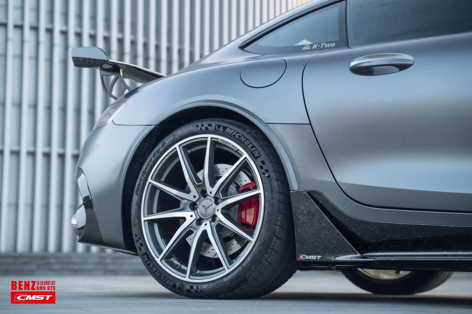 CMST Tuning Carbon Fiber Rear Spoiler Wing Ver.2 for Mercedes Benz C190 AMG GT GTS GTC 2015-2021 - Robot Bodykits