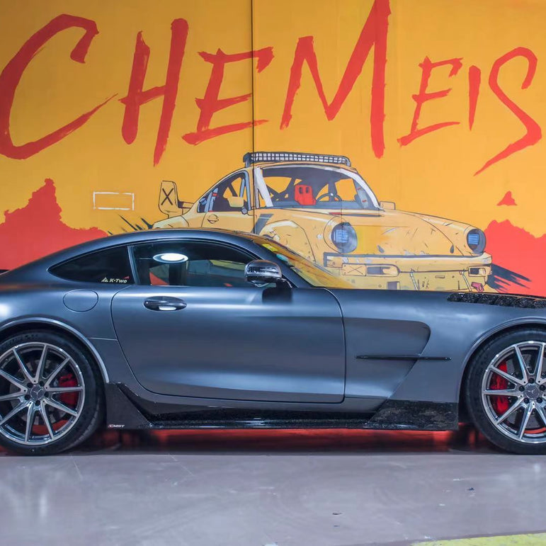 CMST Tuning Carbon Fiber Rear Spoiler Wing Ver.2 for Mercedes Benz C190 AMG GT GTS GTC 2015-2021 - Robot Bodykits