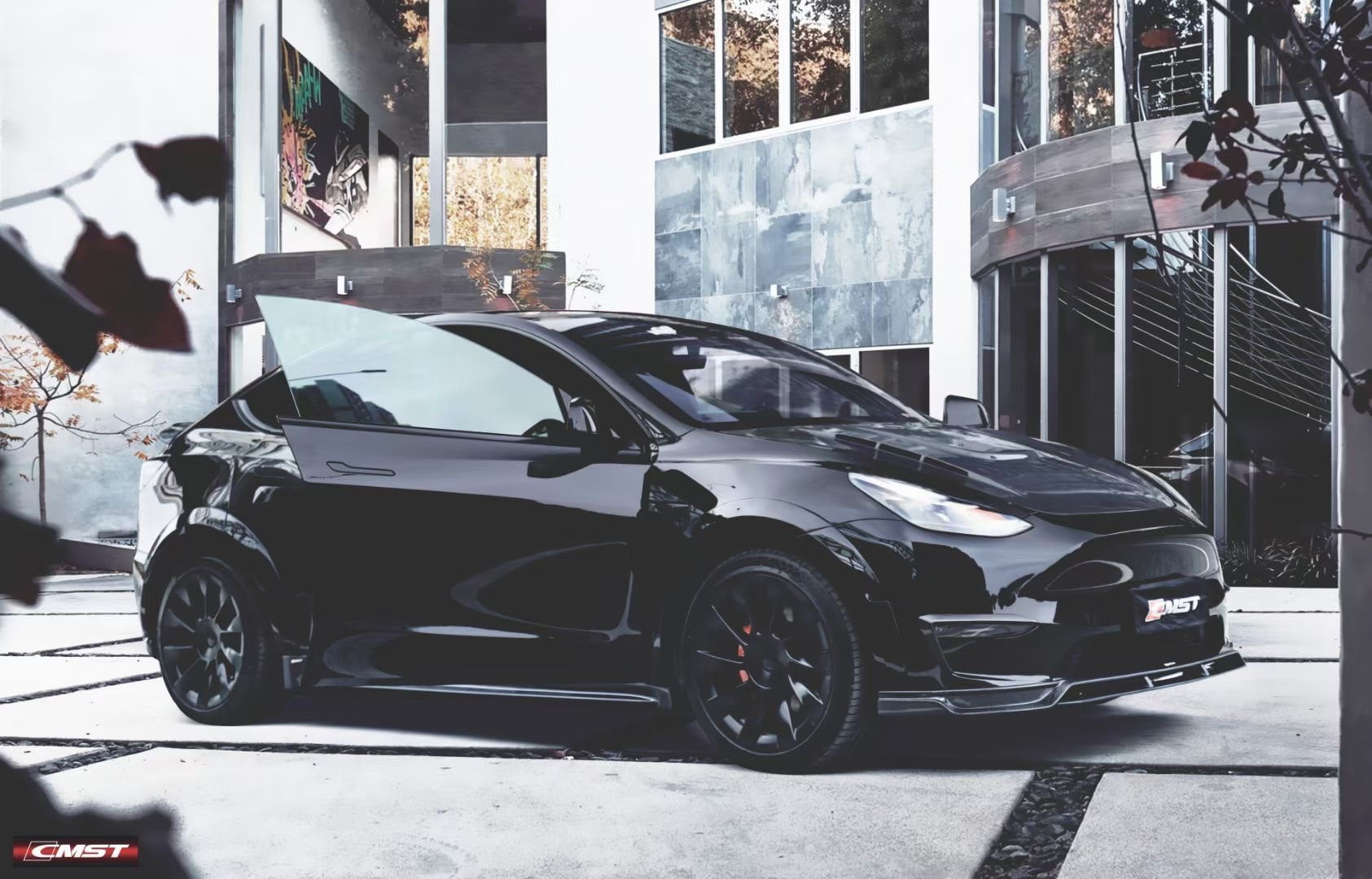 CMST Tuning Carbon Fiber Hood Bonnet Ver.1 for Tesla Model Y - Robot Bodykits