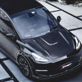 CMST Tuning Carbon Fiber Hood Bonnet Ver.1 for Tesla Model Y - Robot Bodykits