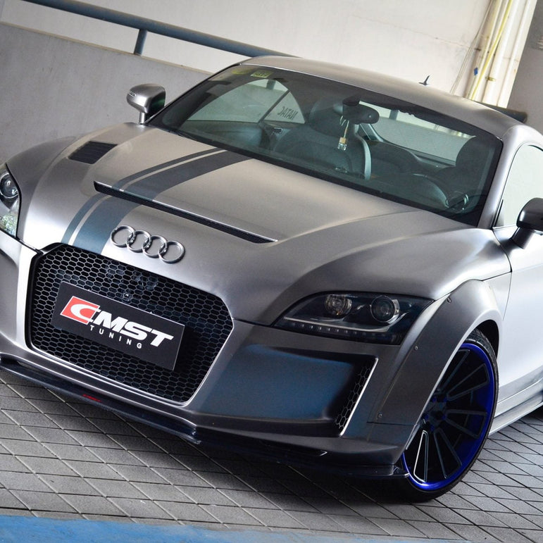 CMST Tuning Carbon Fiber Front Bumper & Front Lip For Audi TT TTS MK2 8J 2011-2015