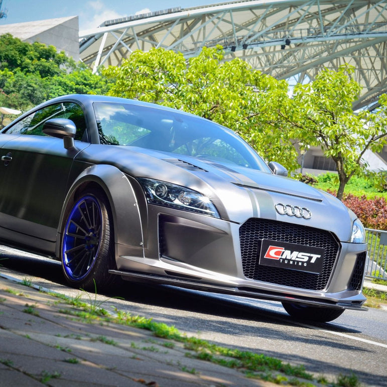 CMST Tuning Carbon Fiber Front Bumper & Front Lip For Audi TT TTS MK2 8J 2011-2015