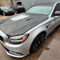 CMST Tuning Carbon Tempered Glass Transparent Bonnet For Mercedes Benz 2015-2020 AMG C63 Sedan Coupe 2 Door 4 Door - Robot Bodykits