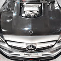 CMST Tuning Carbon Tempered Glass Transparent Bonnet For Mercedes Benz 2015-2020 AMG C63 Sedan Coupe 2 Door 4 Door - Robot Bodykits