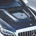 CMST Tuning Carbon Tempered Glass Transparent Hood For Mercedes Benz 2015-2020 W205 Sedan C300 C43 C Coupe 2 Door 4 Door Ver.2 - Robot Bodykits