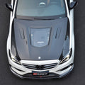 CMST Tuning Carbon Tempered Glass Transparent Hood For Mercedes Benz 2015-2020 W205 C300 C43 Sedan Coupe 2 Door 4 Door Ver.1 - Robot Bodykits