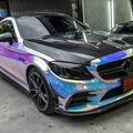 CMST Tuning Carbon Tempered Glass Transparent Hood For Mercedes Benz 2015-2020 W205 C300 C43 Sedan Coupe 2 Door 4 Door Ver.1 - Robot Bodykits