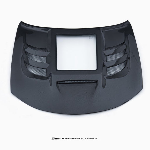 CMST Tuning Carbon Fiber V3 Hood / Bonnet for Dodge Charger 2015-2023