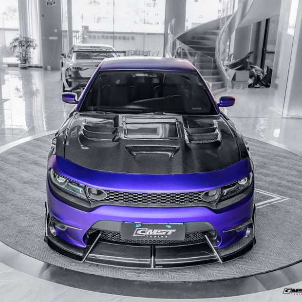 CMST Tuning Carbon Fiber V3 Hood / Bonnet for Dodge Charger 2015-2023