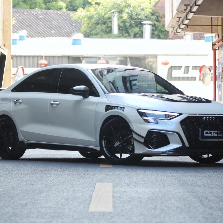 CMST Tuning Carbon Fiber Hood Bonnet Ver.2 for Audi RS3 S3 A3 8Y 2021-ON - Robot Bodykits