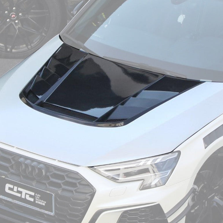 CMST Tuning Carbon Fiber Hood Bonnet Ver.2 for Audi RS3 S3 A3 8Y 2021-ON - Robot Bodykits