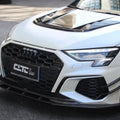CMST Tuning Carbon Fiber Hood Bonnet Ver.2 for Audi RS3 S3 A3 8Y 2021-ON - Robot Bodykits