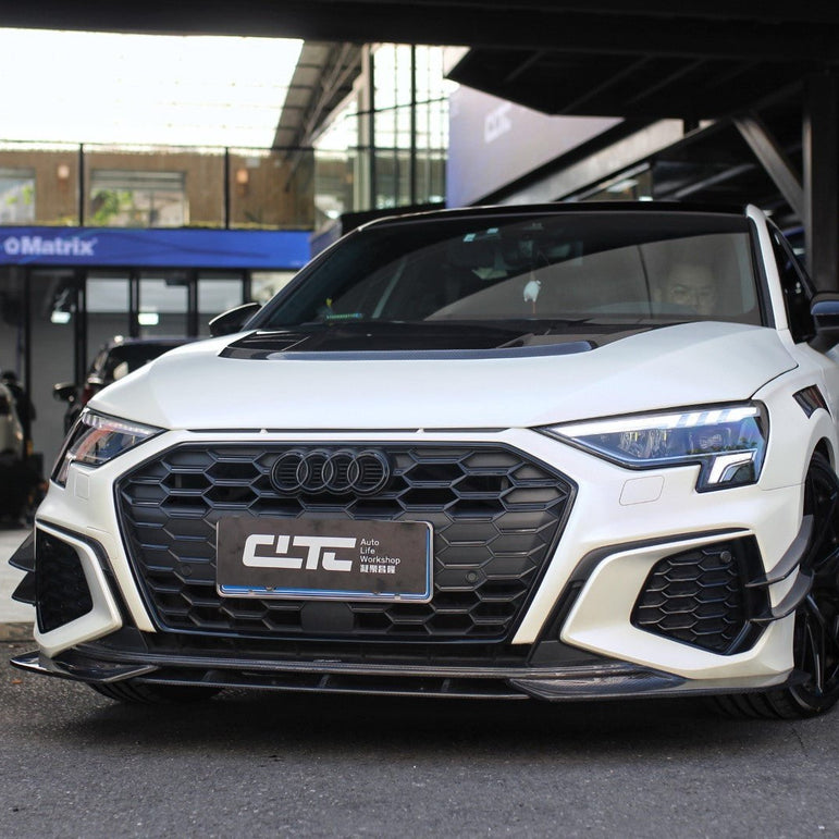 CMST Tuning Carbon Fiber Hood Bonnet Ver.2 for Audi RS3 S3 A3 8Y 2021-ON - Robot Bodykits