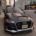 CMST Tuning Glass Transparent Carbon Fiber Hood Bonnet Ver.3 for Audi RS3 2018-2020 & 2014-2020 A3 & A3 S Line & S3