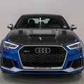 CMST Tuning Glass Transparent Carbon Fiber Hood Bonnet Ver.3 for Audi RS3 2018-2020 & 2014-2020 A3 & A3 S Line & S3
