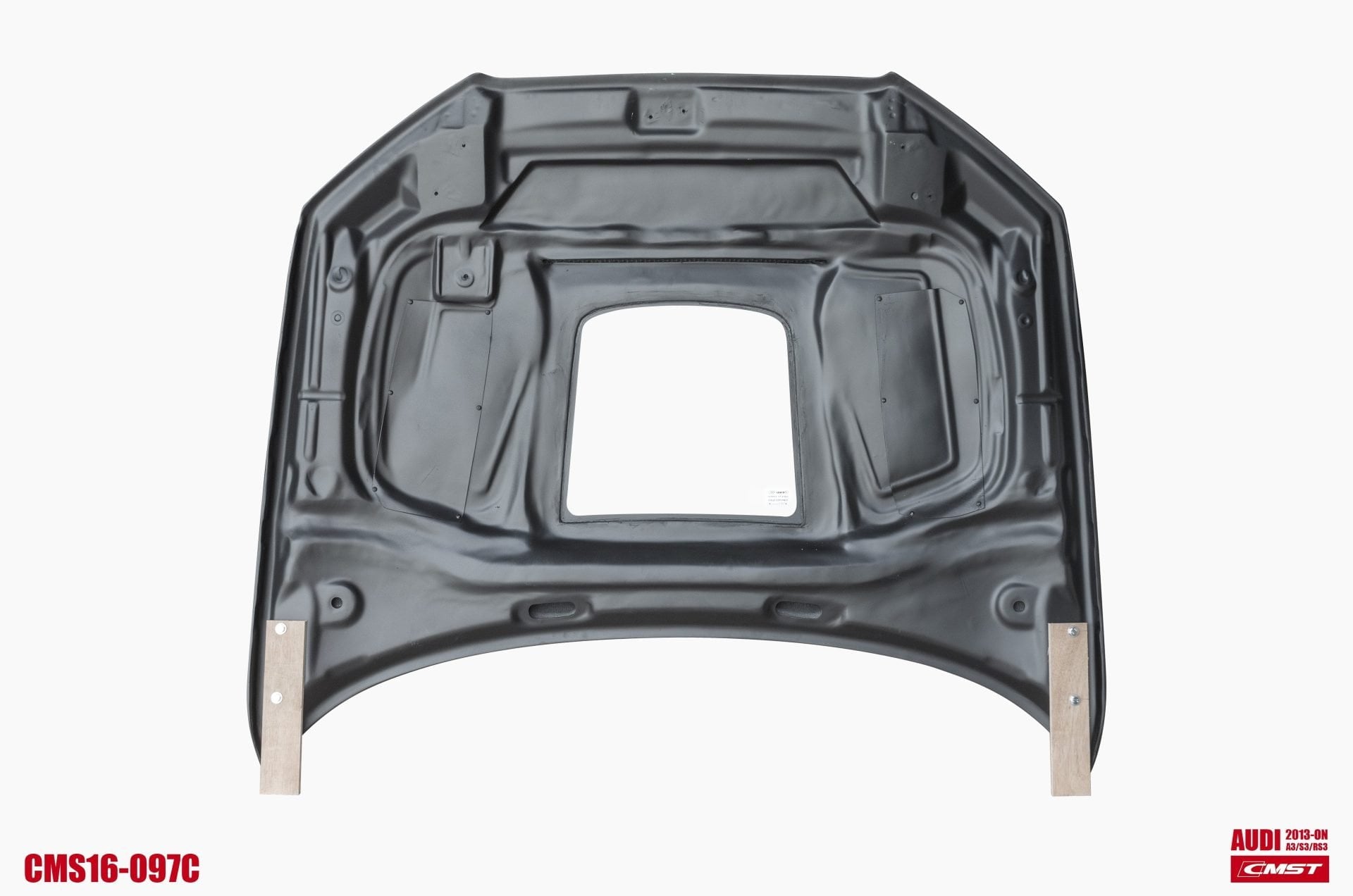 CMST Tuning Glass Transparent Carbon Fiber Hood Bonnet Ver.3 for Audi RS3 2018-2020 & 2014-2020 A3 & A3 S Line & S3
