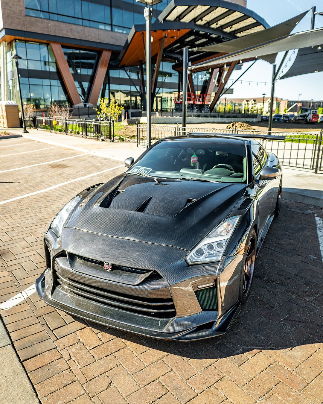 CMST TS Style Front Bumper & Front Lip for Nissan GTR GT-R R35 2008-2022 Carbon Fiber / FRP