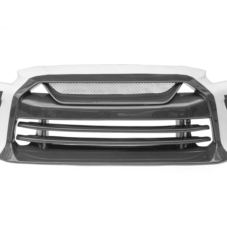 CMST TS Style Front Bumper & Front Lip for Nissan GTR GT-R R35 2008-2022 Carbon Fiber / FRP