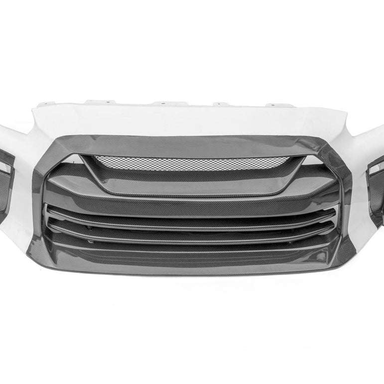 CMST TS Style Front Bumper & Front Lip for Nissan GTR GT-R R35 2008-2022 Carbon Fiber / FRP