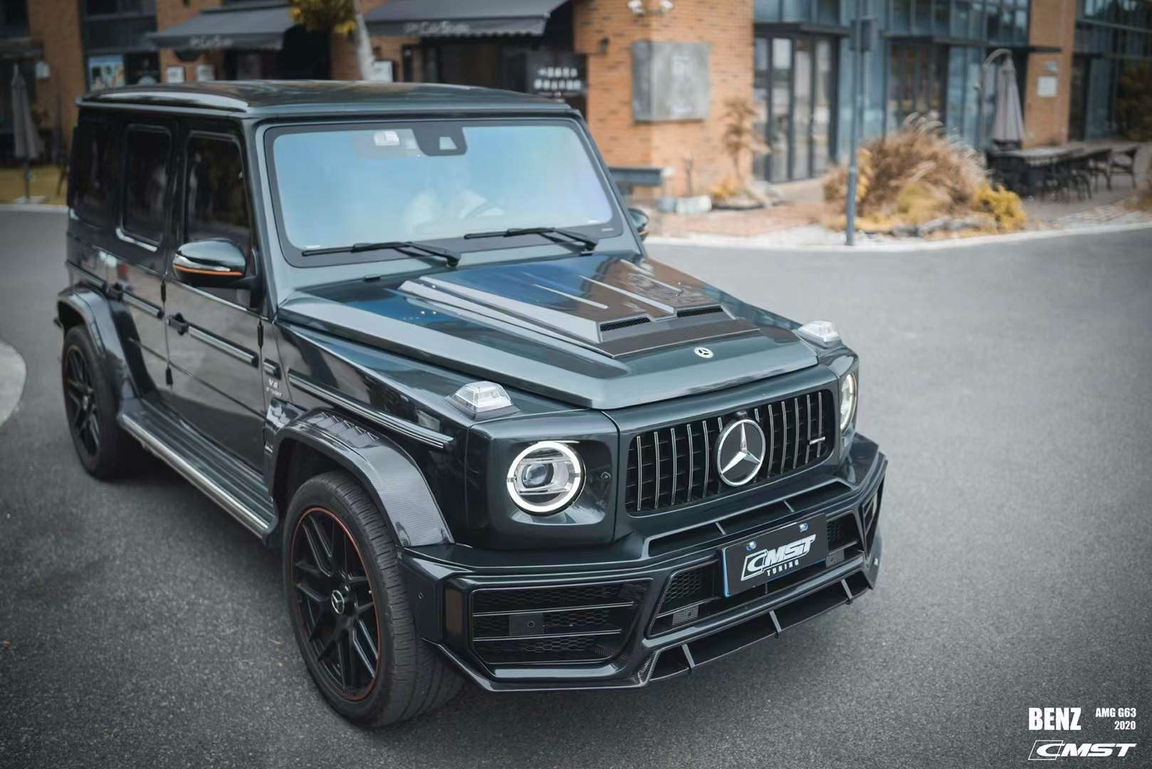 CMST Tuning Pre-preg Carbon Fiber Hood Bonnet Cover for Mercedes Benz G63 / G550 / G500 W464 - Robot Bodykits