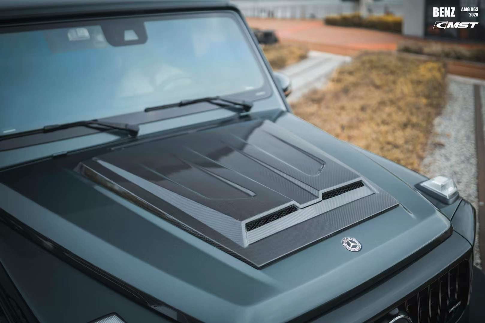 CMST Tuning Pre-preg Carbon Fiber Hood Bonnet Cover for Mercedes Benz G63 / G550 / G500 W464 - Robot Bodykits