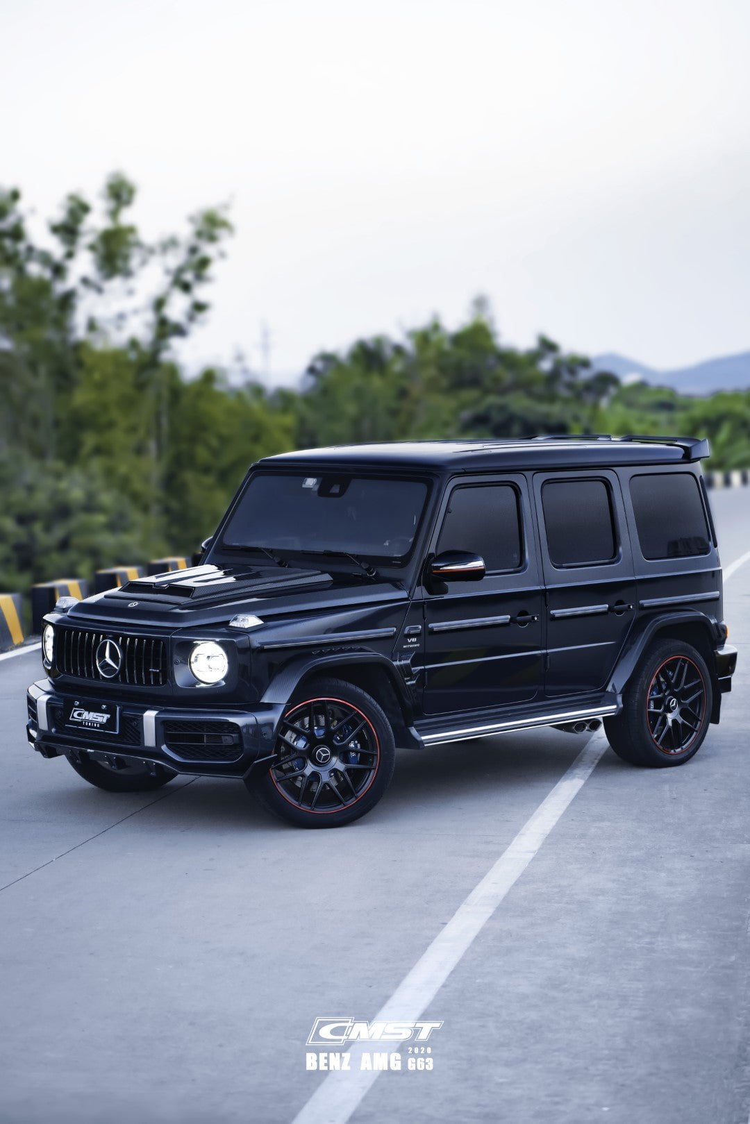 CMST Tuning Pre-preg Carbon Fiber Hood Bonnet Cover for Mercedes Benz G63 / G550 / G500 W464 - Robot Bodykits