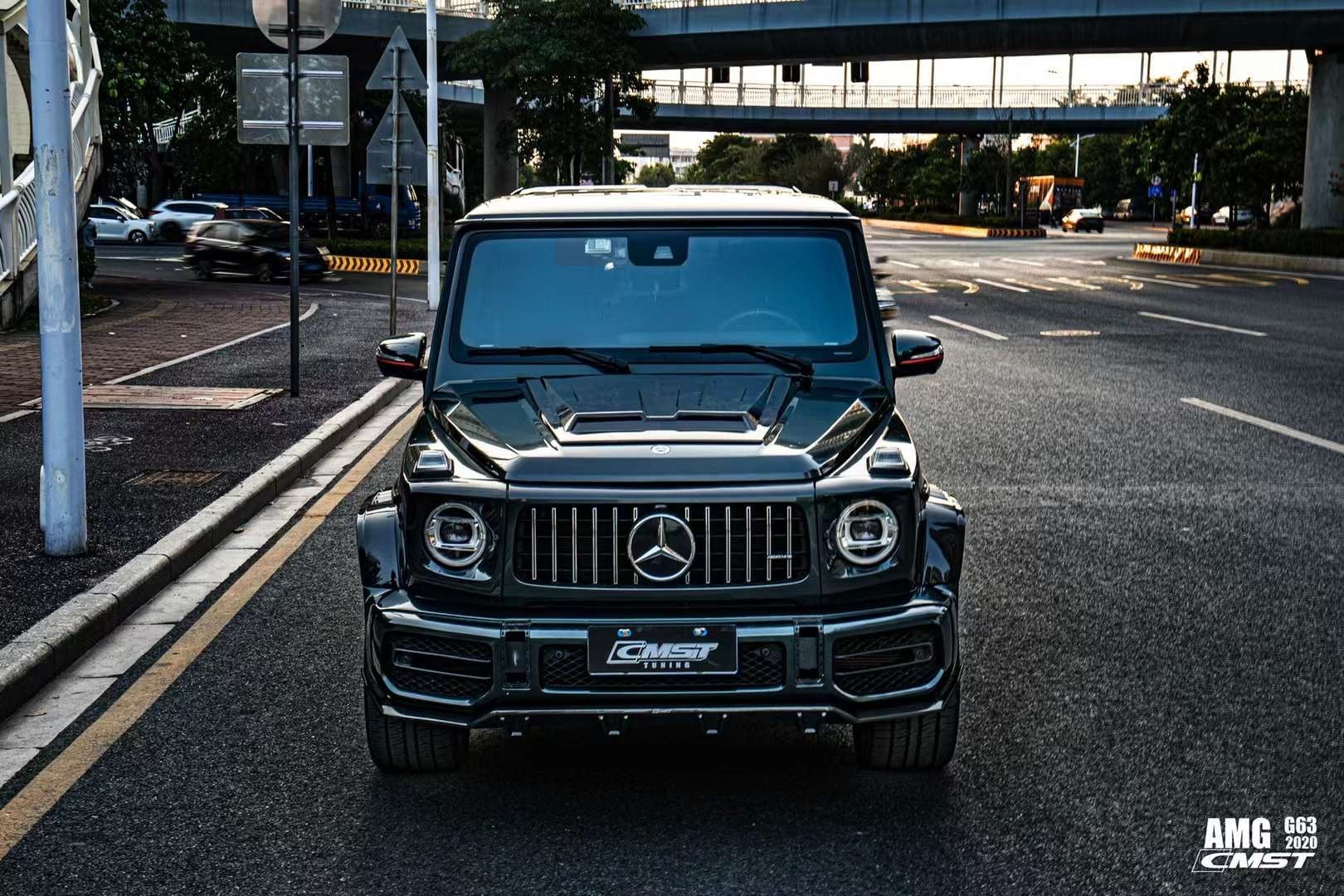 CMST Tuning Pre-preg Carbon Fiber Hood Bonnet Cover for Mercedes Benz G63 / G550 / G500 W464 - Robot Bodykits