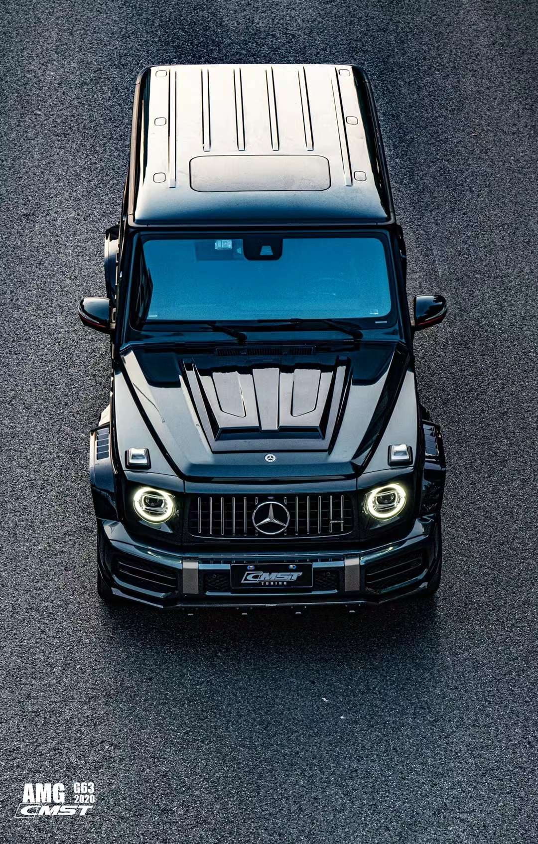 CMST Tuning Pre-preg Carbon Fiber Hood Bonnet Cover for Mercedes Benz G63 / G550 / G500 W464 - Robot Bodykits