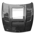 CMST Tuning Carbon Fiber Hood with Tempered Glass for Nissan 370Z Z34 Fairlady Z - Robot Bodykits