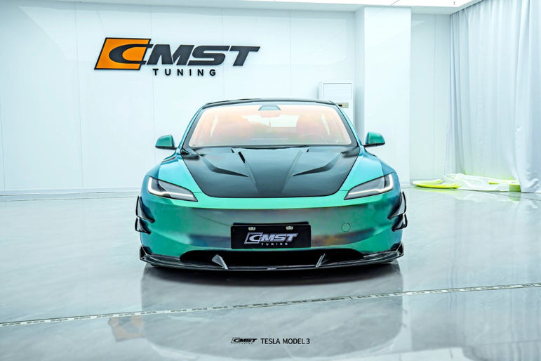 CMST FRP & Carbon Fiber V1 Hood for Tesla Model 3 Highland 2024-ON