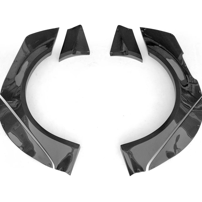 CMST Tuning Carbon Fiber Widebody Fender Arches ( 12 Pcs ) for Audi A3, S3 2014-2020 8V - Robot Bodykits