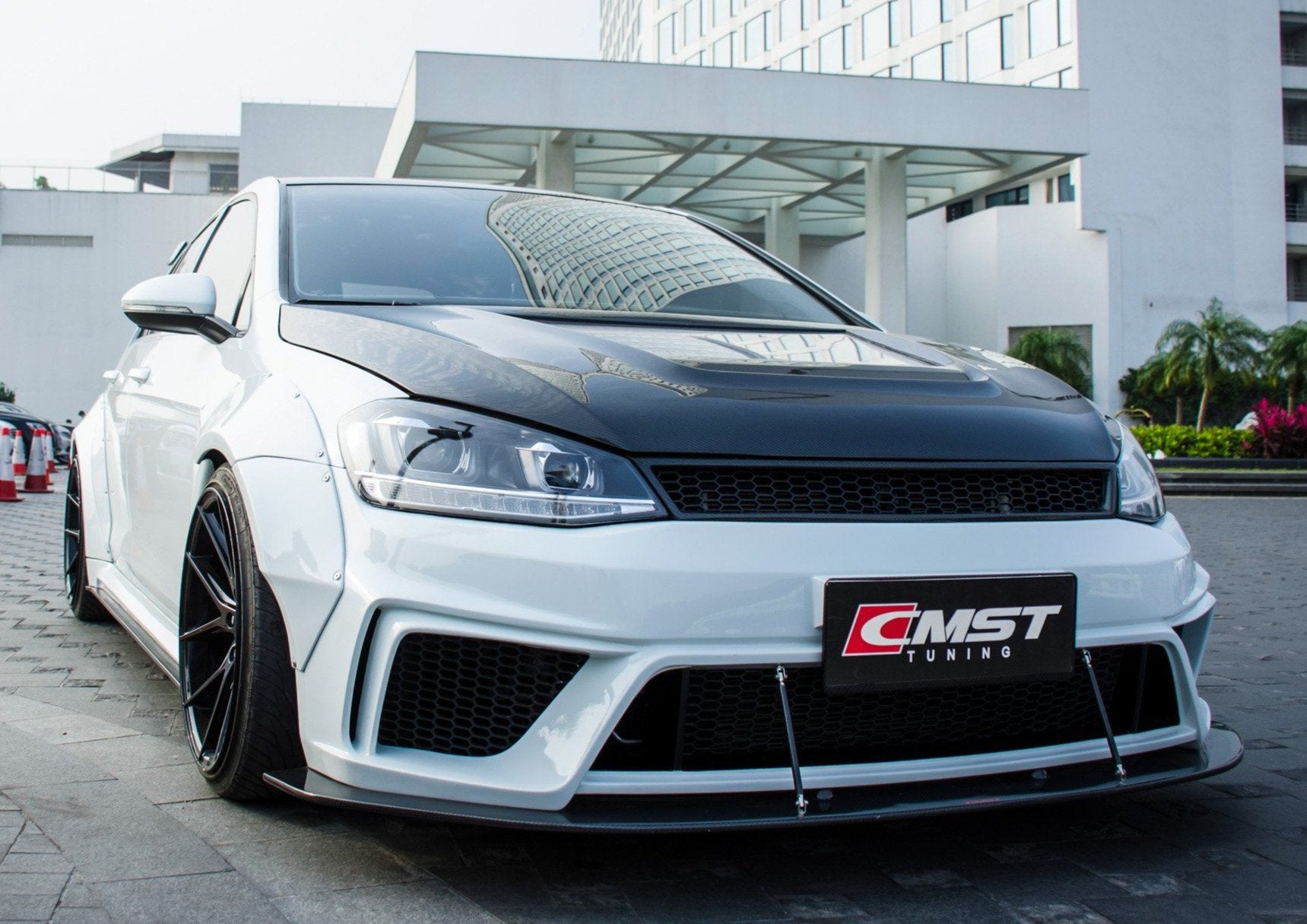 CMST Tuning Front Bumper & Lip & Grill for Volkswagen Golf & GTI & Golf R MK7 - Robot Bodykits