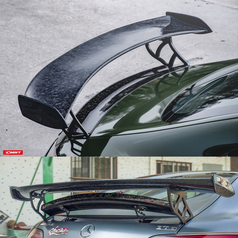 CMST Tuning Carbon Fiber Rear Spoiler Wing Ver.2 for Mercedes Benz C190 AMG GT GTS GTC 2015-2021 - Robot Bodykits