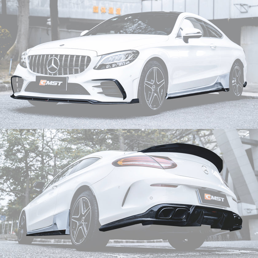 CMST Carbon Fiber Full Body Kit for Mercedes Benz C Coupe AMG Sport Package W205 (2019-ON) - Robot Bodykits