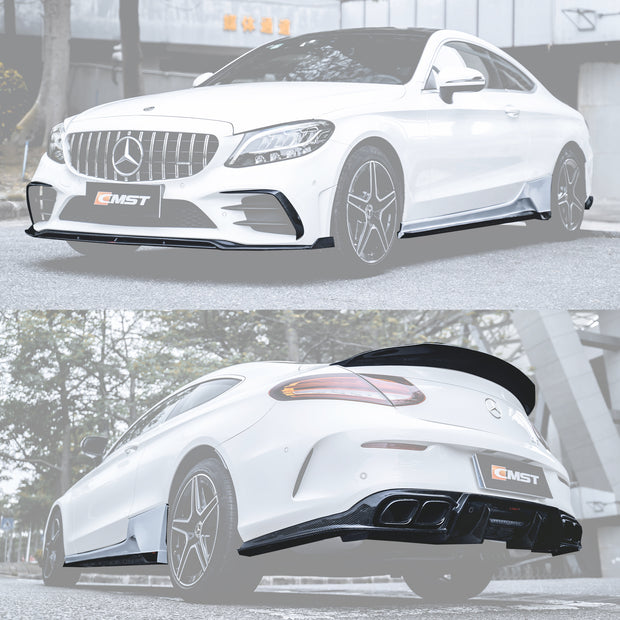 CMST Carbon Fiber Full Body Kit for Mercedes Benz C Coupe AMG Sport Package W205 (2019-ON) - Robot Bodykits