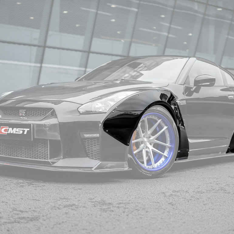 CMST Wide Body Wheel Arch (8 pieces) for Nissan GTR GT-R R35 2008-2016 - Robot Bodykits
