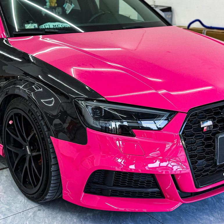 Karbel Carbon Dry Carbon Fiber Front Fenders for Audi A3 S3 8.5V 2017-2020 Sedan