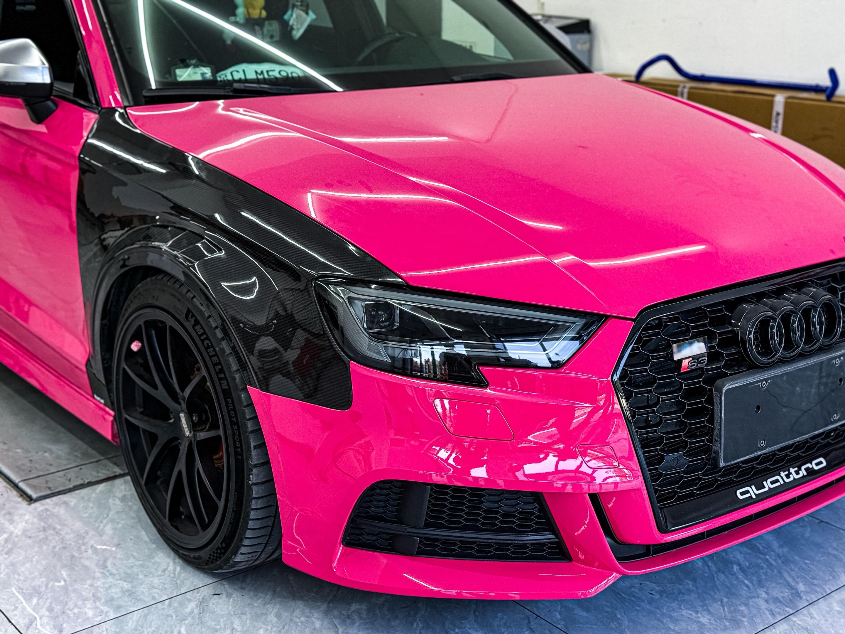 Karbel Carbon Dry Carbon Fiber Front Fenders for Audi A3 S3 8.5V 2017-2020 Sedan