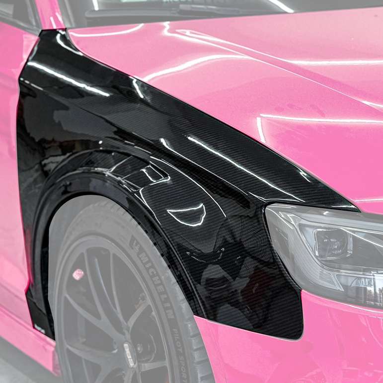Karbel Carbon Dry Carbon Fiber Front Fenders for Audi A3 S3 8.5V 2017-2020 Sedan