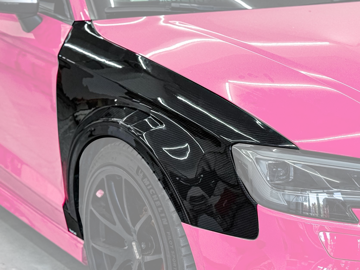 Karbel Carbon Dry Carbon Fiber Front Fenders for Audi A3 S3 8.5V 2017-2020 Sedan