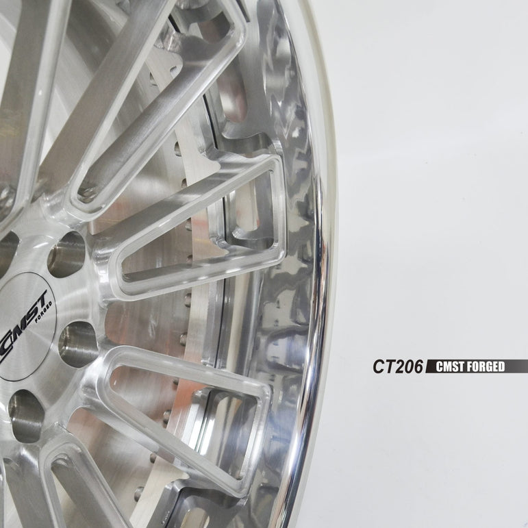 CMST 2-Piece Custom Forged Wheels CT206 - Robot Bodykits
