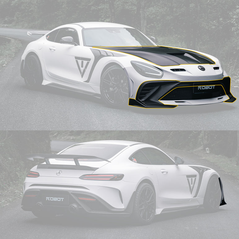 Robot Works Mercedes AMG GT Fibre Glass Reinforced Complete Body Kit (FRP)