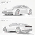 Paktechz Porsche 911 992.1 Carrera, Carrera S Full Dry Carbon Aerodynamics kit 2019-2024
