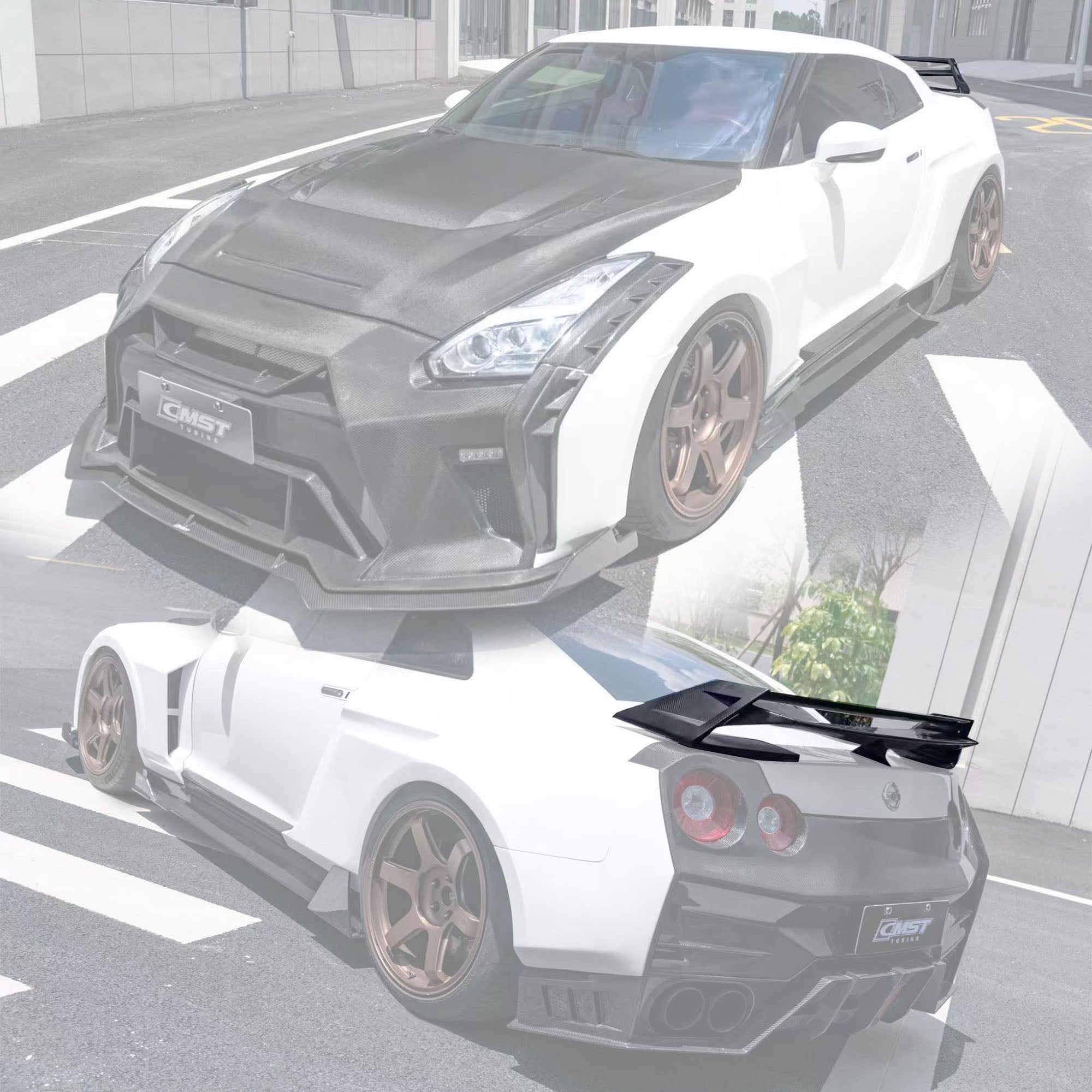 CMST Nissan GTR R35 Prepeg / Dry-Carbon Fibre Spoiler
