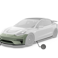 Robot Craftsman Tesla Model 3 "Crypton" Fibre Glass Reinforced Plastic Complete Body Kit (FRP)
