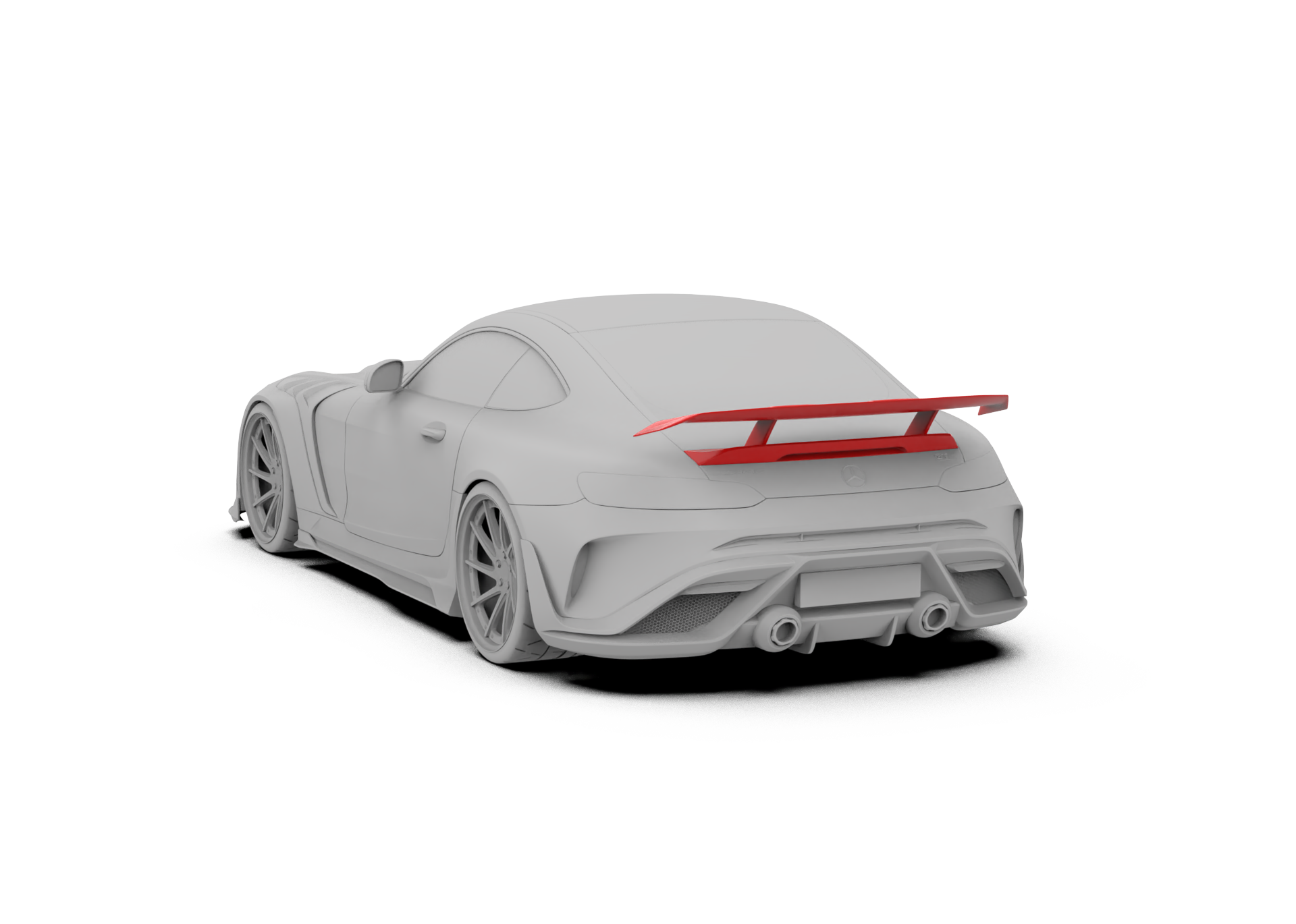 Robot Works Mercedes AMG GT Spoiler