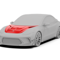 Robot Craftsman Tesla Model 3 Model Y “HACKER” Hood / Bonnet