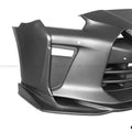Carbonado TS Style Front Bumper & Front Lip for Nissan GTR GT-R R35 2017-2022 EBA Carbon Fiber / FRP